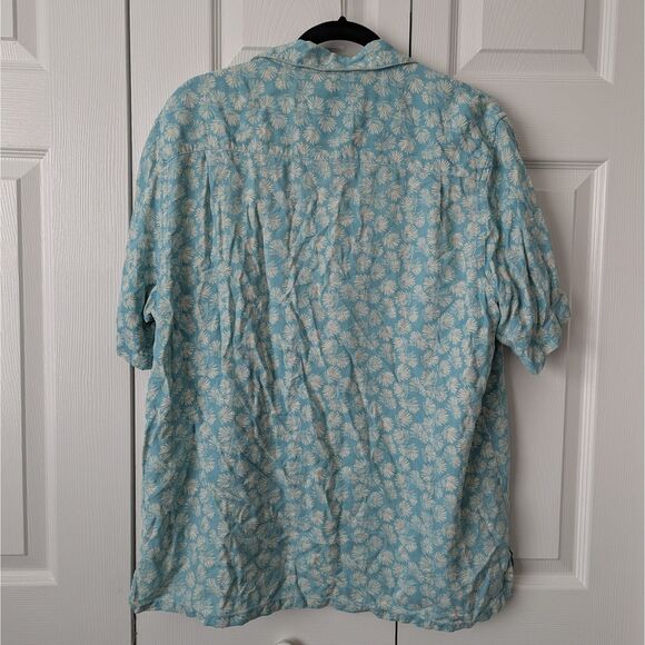 Vintage Silk Circa 1969 Men’s Silk Tropical Print Button Down Shirt | XL - Picture 6 of 6